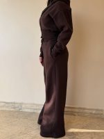 ست سویشرت و شلوار ترک داخل خزدار - تصویر 4